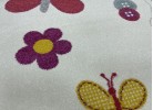 Тъкан килим MAGNOLIA 450 white/lila